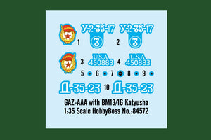 Hobby Boss 84572 GAZ-AAA with BM13/16 Katyusha 1/35 – zdjęcie 20