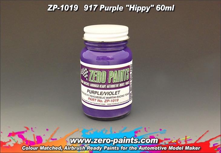 Zero Paints ZP-1019 Porsche 917 Purple Hippie (Psychedelic Martini Racing Team) Paint 60ml