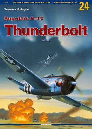 Kagero 3024 Republic P-47 Thunderbolt vol.III (no extras) ( no decal ) EN/PL