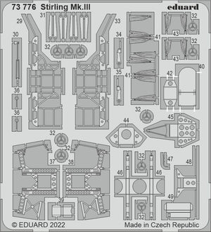 Eduard BIG72172 Stirling Mk. III ADVANCED ITALERI 1/72 – immagine 7
