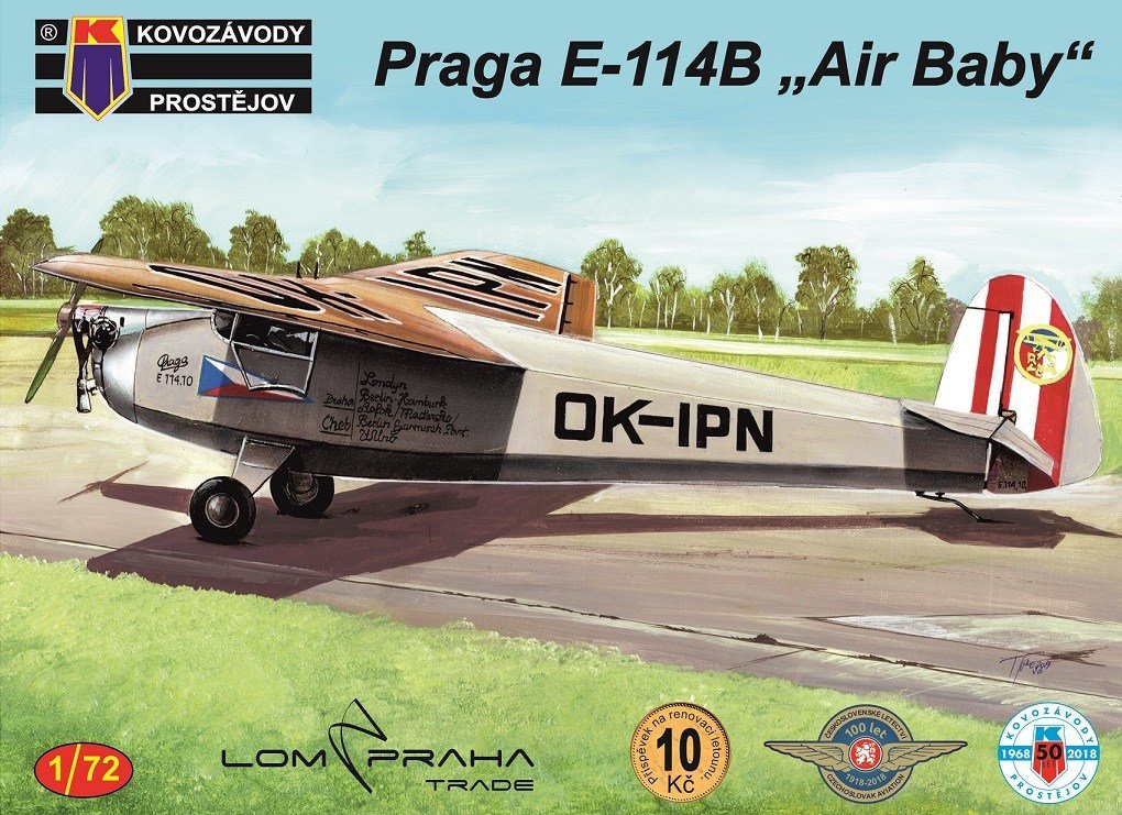 Kozavody Prostejov KPM0093 Praga E-114B Air Baby 1/72