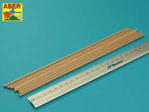 Aber WR4 Pręty drewniane 4mm długość 250mm x 8 szt. – zdjęcie 2