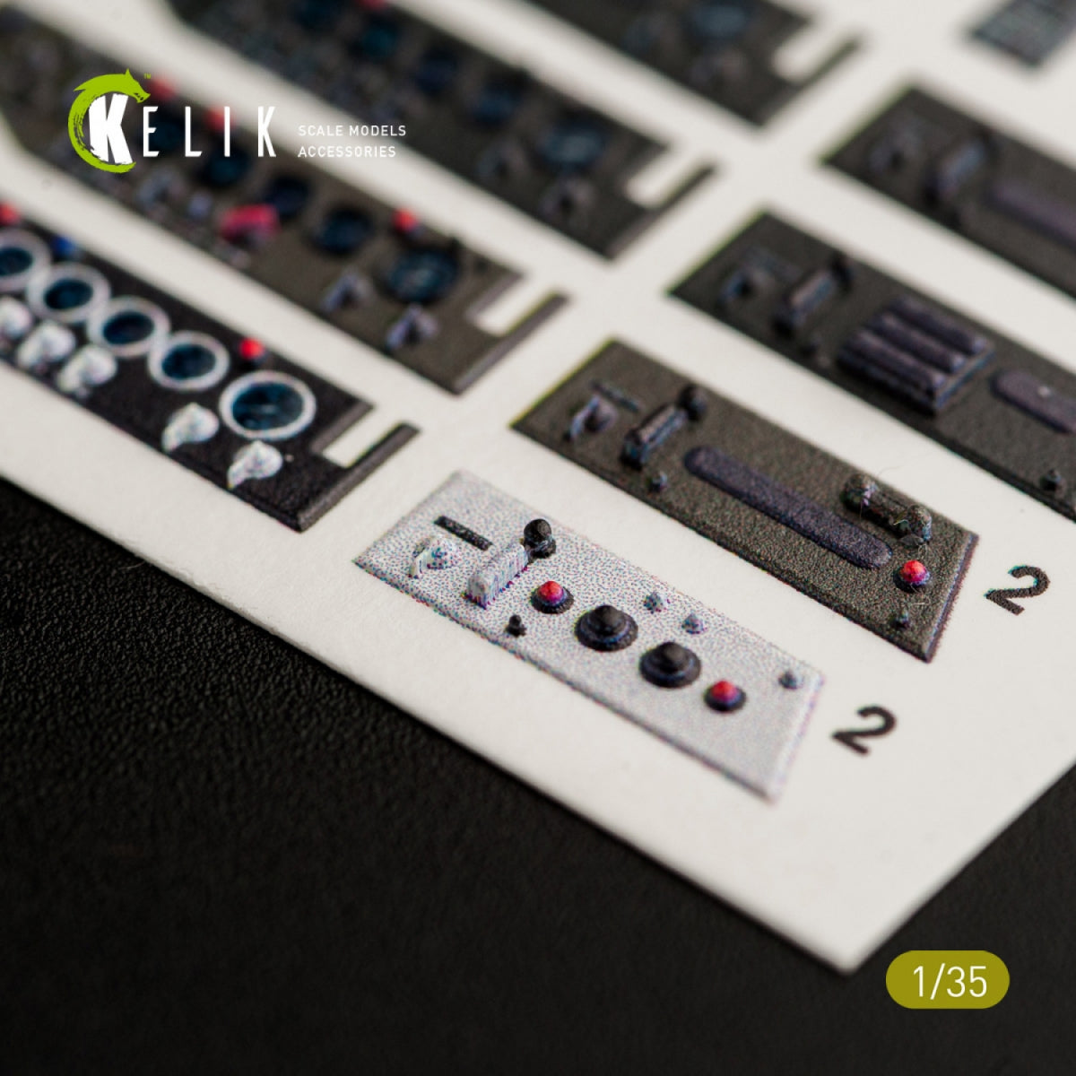 KELIK K35008 UNIMOG 404 INTERIOR 3D DECALS FOR ICM KIT 1/35 – image 5