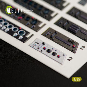 KELIK K35008 UNIMOG 404 INTERIOR 3D DECALS FOR ICM KIT 1/35 – image 5