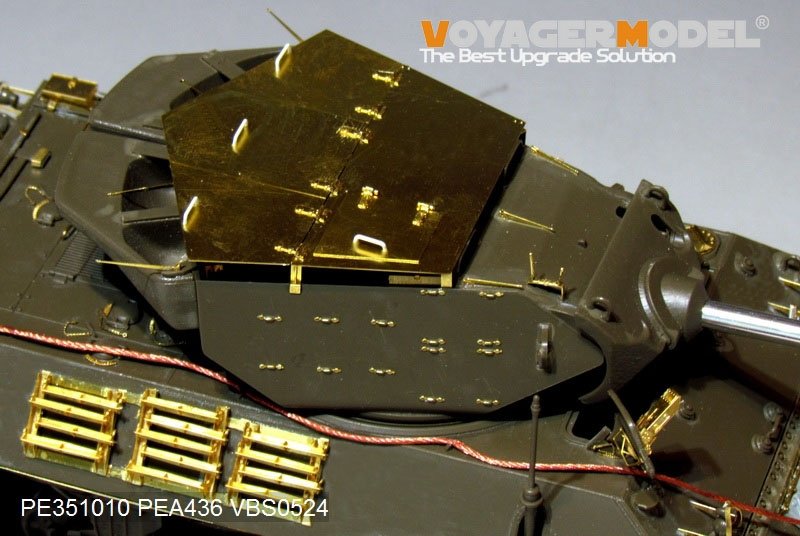 Maquette Voyager PEA436 Tourelle blindée du chasseur de chars américain M10 IIC Achilles (Seconde Guerre mondiale) (Pour TAMIYA 35366/AFV AF35039) 1/35 – image 4