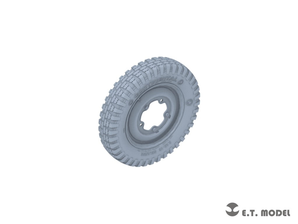 E.T. Model P35-135 WWII German Schwimmwagen Type166 Sagged wheels Narrow For TAMIYA Kit 1/35 – immagine 4