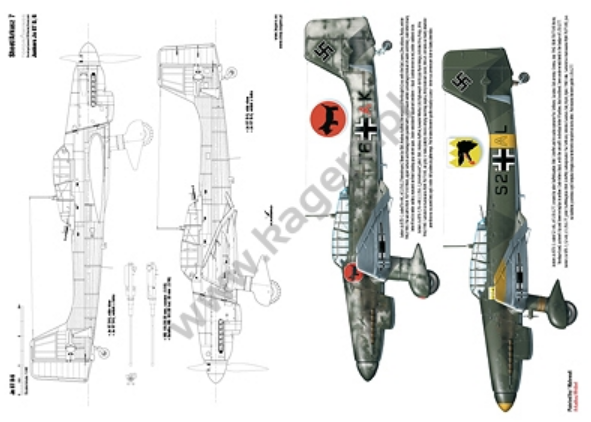 Kagero 7077 Junkers Ju 87 D, G EN/PL – zdjęcie 3