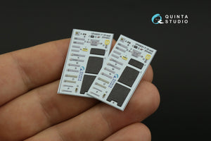 Quinta Studio QD48419 F-16D block 40 3D-Printed &amp;amp; colored Interior on decal paper (Kinetic 2022 tool) 1/48 – image 7