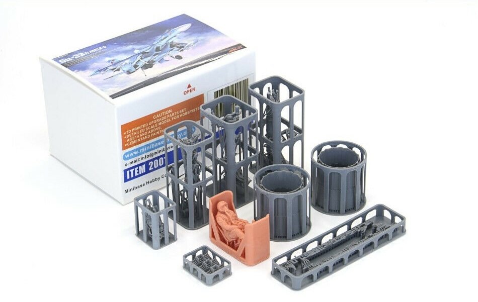 MiniBase 2001 Su-33 Flanker- D 3D print kit upgrade 1/48