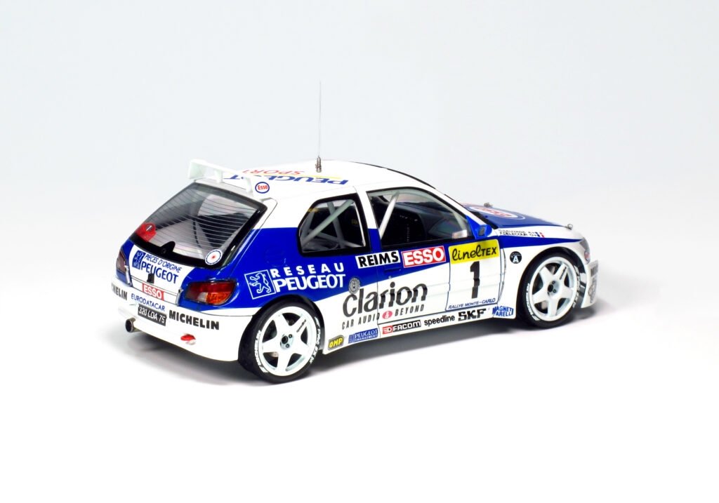 NuNu PN24009 Peugeot 306 MAXi ’96 MONTE CARLO RALLY 1/24 – zdjęcie 3