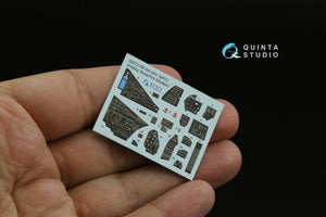 Quinta Studio QD+72185 Mi-24V NATO 3D-Printed &amp;amp; coloured Interior on decal paper (Hobby Boss/ARK Models) (with 3D-printed resin parts) 1/72 – zdjęcie 3