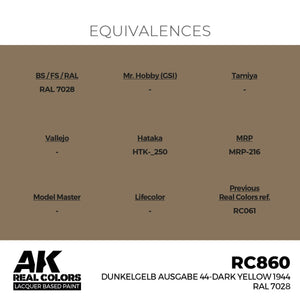 AK Interactive RC860 Dunkelgelb Ausgabe 44-Dark Yellow 1944 RAL 7028 17 ml – zdjęcie 3