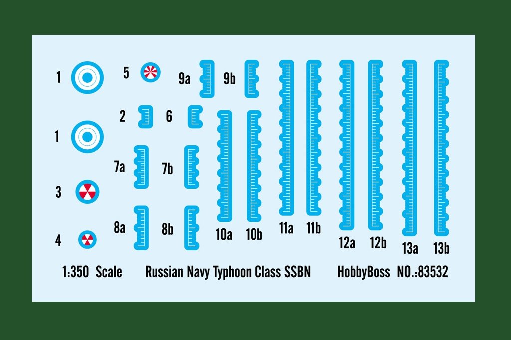 Hobby Boss 83532 Russian Navy Typhoon Class SSBN 1/350 – zdjęcie 4