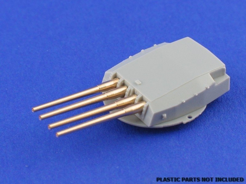 Aber 1/700L-01 Set of 8 pcs 380 mm long barrels for turrets without antiblast covers ships Richelieu, Jean Bart 1/700 – immagine 2