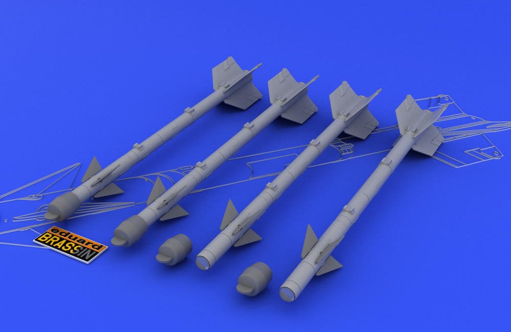 Eduard SIN64876 F-4B Air to Air weapons TAMIYA 1/48 – immagine 4