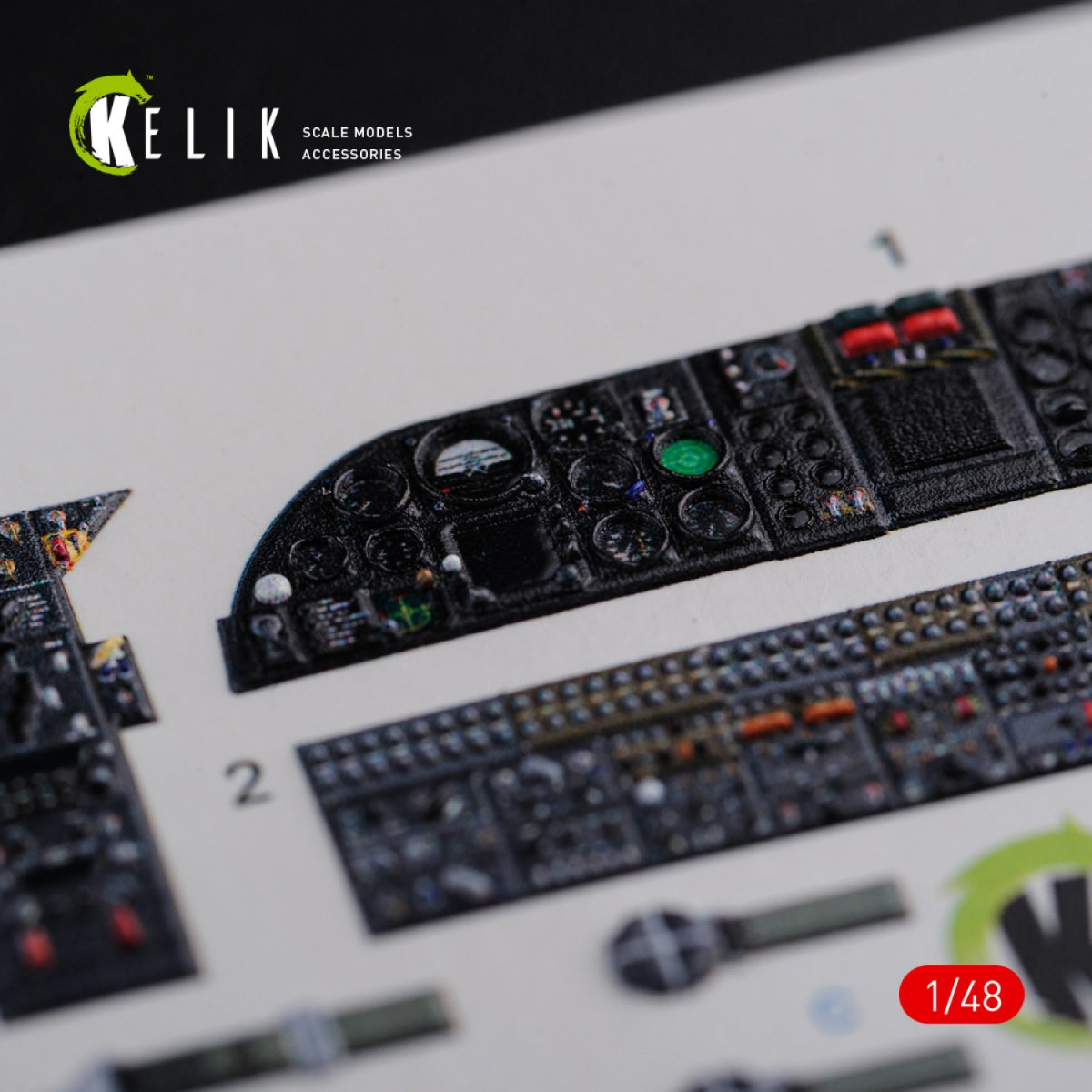 KELIK K48090 CH-46E interior 3D decals for Academy kit 1/72 – image 3