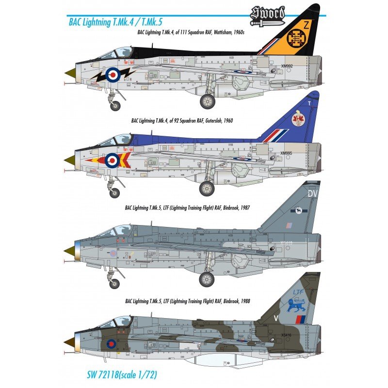 Sword 72118 Lightning T.4/T.5 1/72 – immagine 2