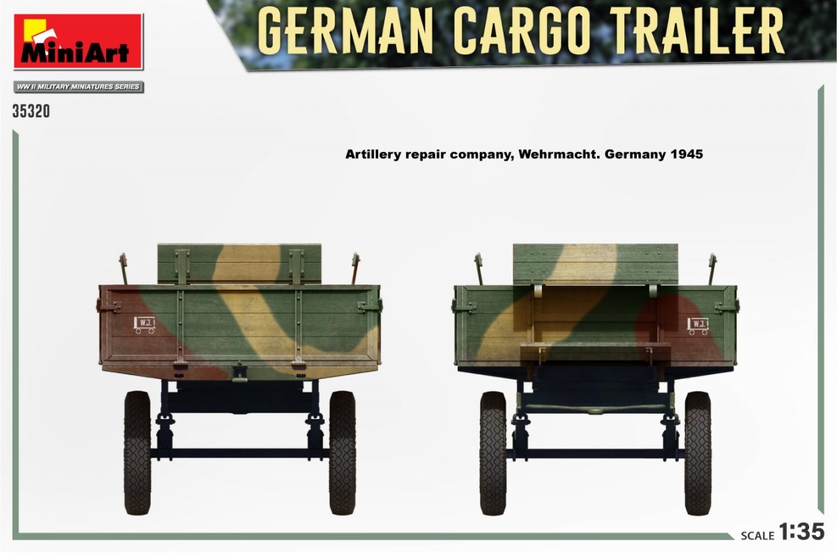 MiniArt 35320 GERMAN CARGO TRAILER 1/35 – zdjęcie 3