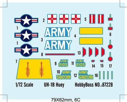 Hobby Boss 87228 UH-1B Huey 1/72 – zdjęcie 3