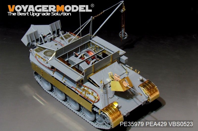 Voyager Model PE35979 WWII German Bergepanther Ausf.A (Early type,Panther A tool holders) Basic For TAKOM 2101 1/35 – zdjęcie 9
