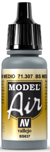 Vallejo 71307 BS Med. Sea Grey