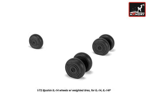 Armory Models AW72059 Iljushin IL-14 Crate wheels w/ weighted tires 1/72 – image 3