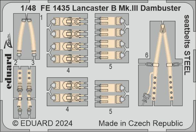Eduard BIG49412 Lancaster B Mk. III Dambuster PART I HONG KONG MODELS 1/48 – immagine 5