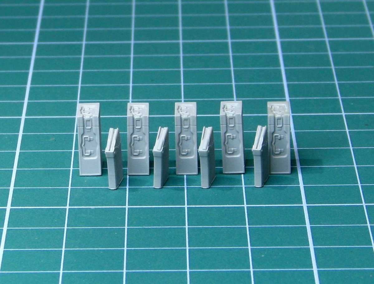 EUREKA XXL E-043 2 cm FlaK38 ammo boxes and magazines 1/35 – zdjęcie 5
