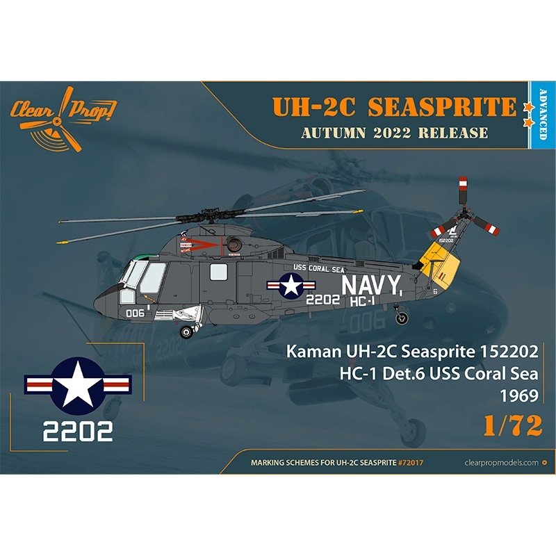 Clear Prop! CP72017 UH-2C Seasprite ADVANCED KIT 1/72 – Bild 5
