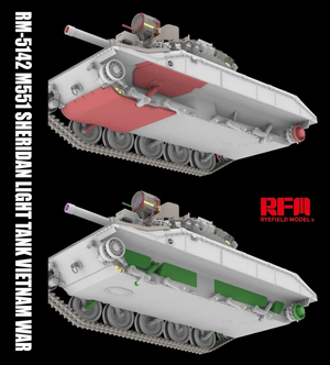 Rye Field Model 5142 M551 Light Tank Sheridan Vietnam War 1/35 – zdjęcie 8