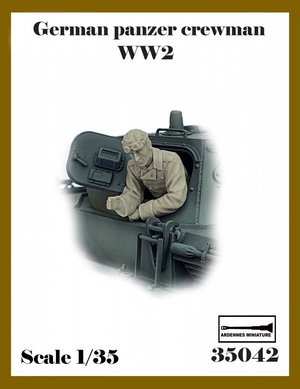 Ardennes Miniature 35042 GERMAN PANZER CREWMAN WW2 1/35