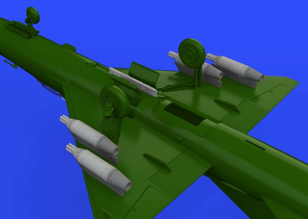 Eduard 672190 UB-16 rocket launchers w/ pylons for MiG-21 EDUARD 1/72 – immagine 2