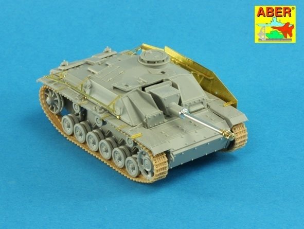 Aber 72L-53 German StuK.40 L/48 7.5 cm Barrel early model muzzle brake for StuG. III Ausf.F/8 and StuG. III Ausf.G early 1/72 – image 4