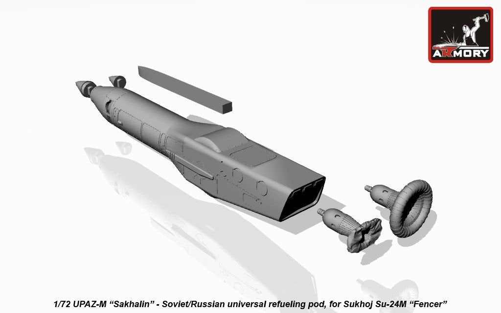 Armory Models ACA7276 UPAZ-M “Sakhalin”, Soviet/Russian universal refueling pod 1/72 – zdjęcie 3