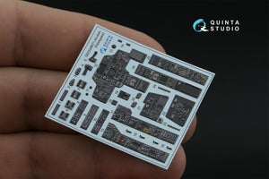 Quinta Studio QDS-48571 AH-64A 3D-Printed &amp;amp; coloured Interior on decal paper (Hasegawa) (small version) 1/48 – zdjęcie 5