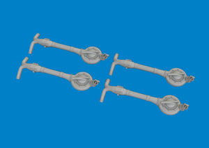 Eduard 6481112 B-24D turbochargers PRINT HOBBY BOSS 1/48 – immagine 3