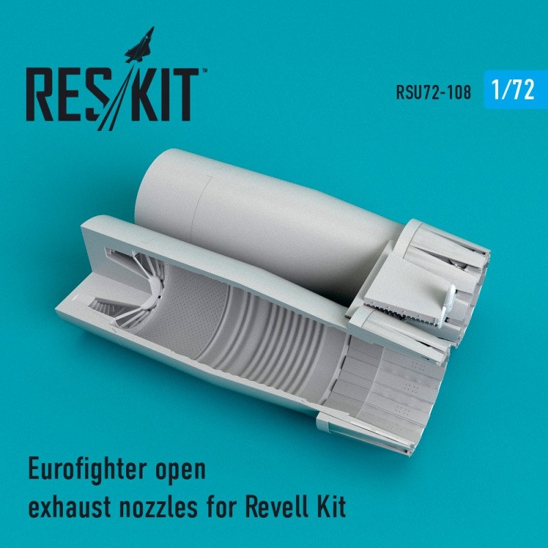 RESKIT RSU72-0108 Tuyères d'échappement ouvertes pour Eurofighter (Revell 1/72)