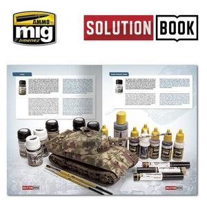AMMO of Mig Jimenez 6503 SOLUTION BOOK. HOW TO PAINT WWII GERMAN LATE (Multilingual) – zdjęcie 4