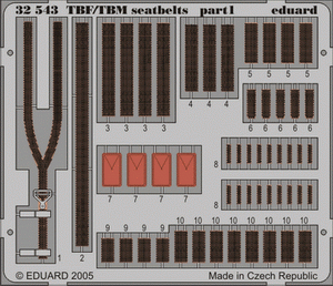 Eduard 32543 TBF/ TBM seatbelts 1/32 TRUMPETER – Bild 2