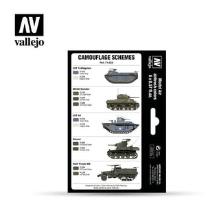 Vallejo 71623 WWII USMC Colors Green &amp;amp; Grey Patterns 1942-1945 6x17ml – zdjęcie 2
