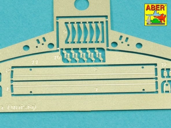 Aber 16140 Tiger I,E Tunezyjski z 501 Abt.- Turret pod / Zasobnik wieżowy 1/16