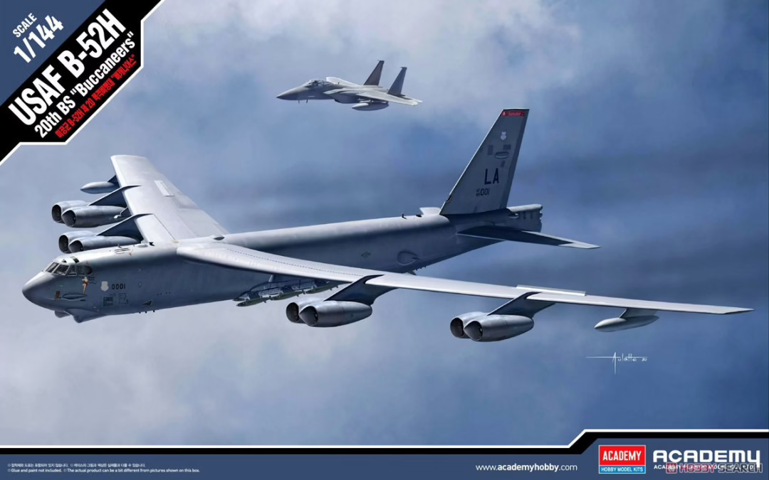 Academy 12622 Boeing B-52H 20th BS &amp;quot;Buccaneers 1/144