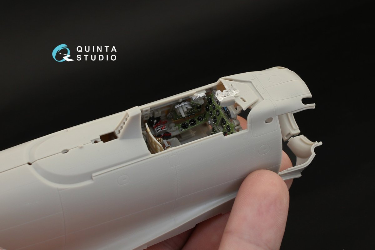 Quinta Studio QD32026 A6M5 (Mitsubishi prod.) 3D-Printed &amp;amp; colored Interior on decal paper (for Tamiya kit) 1/32 – image 6
