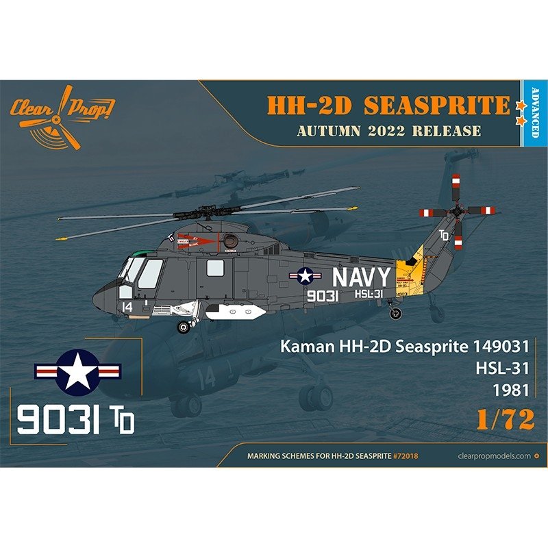 Clear Prop! CP72018 HH-2D Seasprite ADVANCED KIT 1/72 – zdjęcie 3