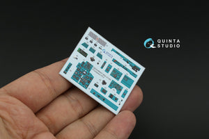 Quinta Studio QDS-48447 MiG-21UM 3D-Printed coloured Interior on decal paper (Trumpeter) (Small version) 1/48 – zdjęcie 8
