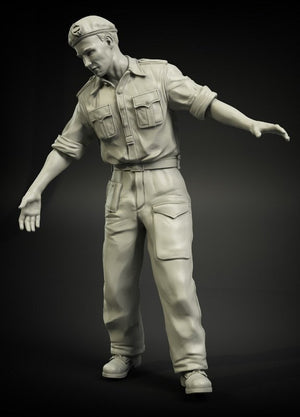 Panzer Art FI35-031 British RAC North Africa loading 2pdr ammo soldier No.2 1/35 – zdjęcie 2