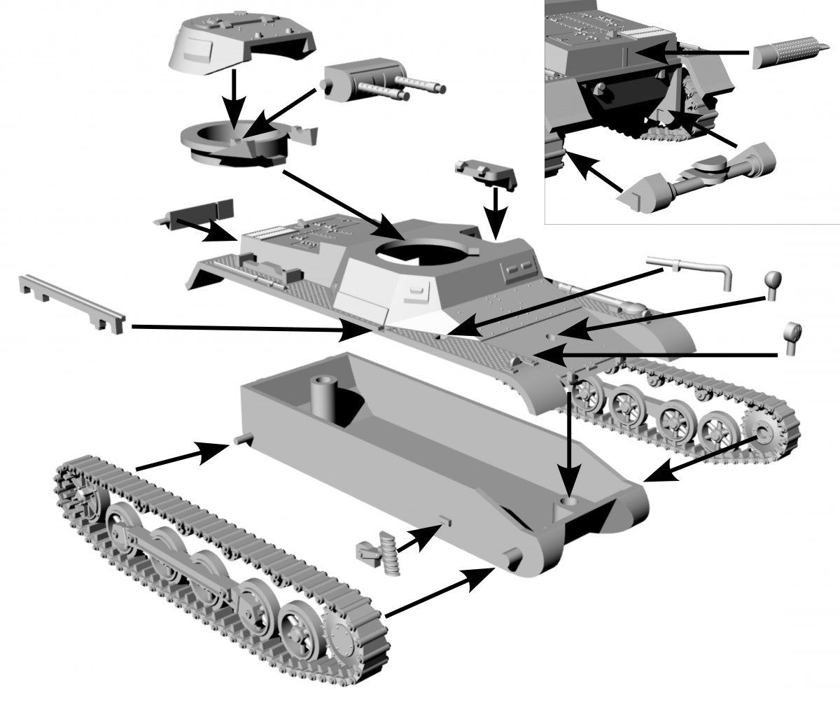 First to Fight PL008- PzKpfw IB 1/72 – image 2
