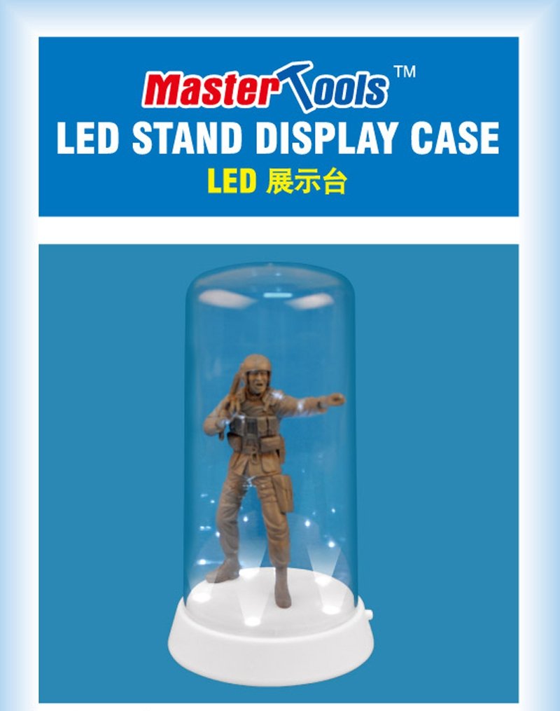 Trumpeter 09863 Led Stand Display Case 84X185mm – immagine 2