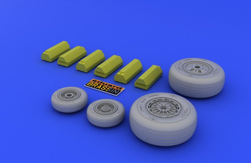 Eduard 648012 F-4C/ D/E/ F/G wheels 1/48 (Hasegawa) – zdjęcie 3