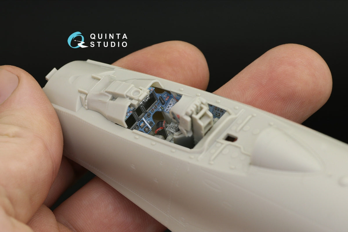 Quinta Studio QD48233 Su-27SM 3D-Printed &amp;amp; coloured Interior on decal paper (KittyHawk) 1/48 – zdjęcie 10